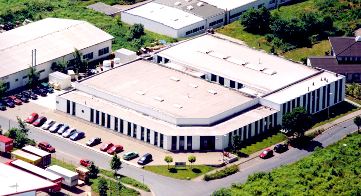 MeKo Firmengebäude von oben